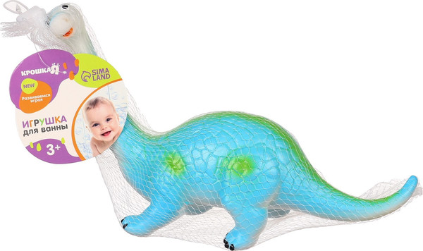 Изображение товара Набор игрушек для ванной Крошка Я Динозавр: Диплодок / 10095577