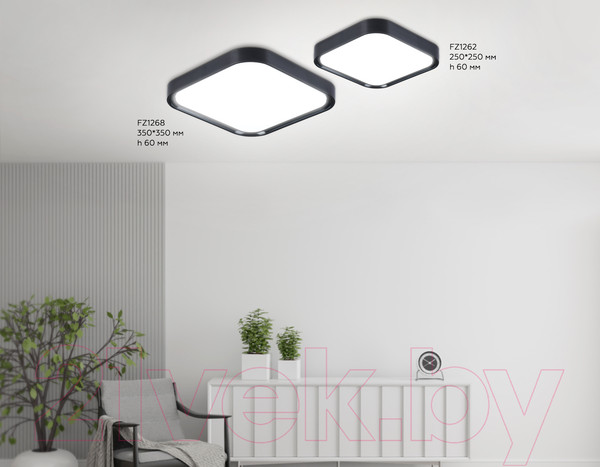 Изображение товара Потолочный светильник Ambrella FZ1262 BK (черный)