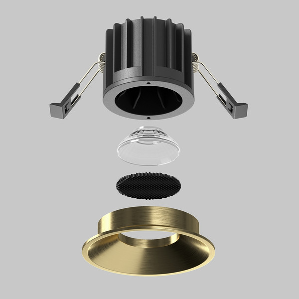 Изображение товара Точечный светильник Maytoni Round DL058-12W3K-BS