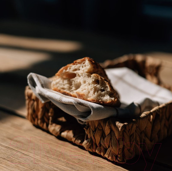 Изображение товара Поднос Natural House Золотистый колос 280x180x50 / Shan-11 (песочный)