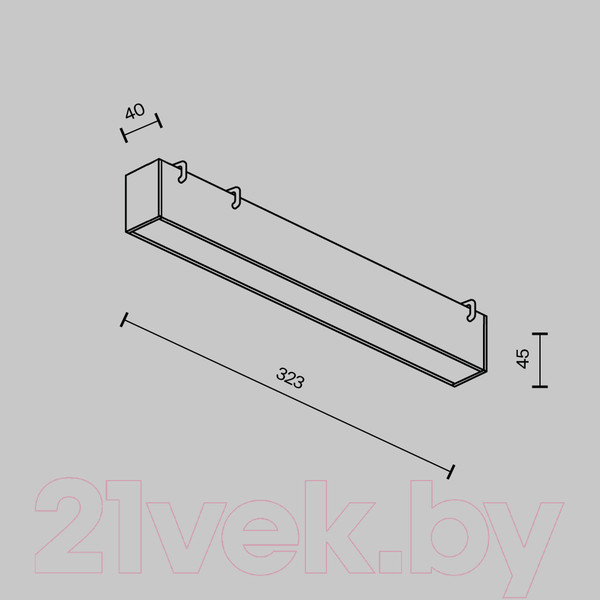 Изображение товара Потолочный светильник Maytoni Basis TR129B-12W4K-B