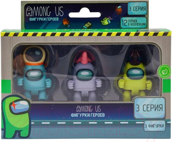 Изображение товара Набор фигурок коллекционных Among Us Желтый герой / AU6303B