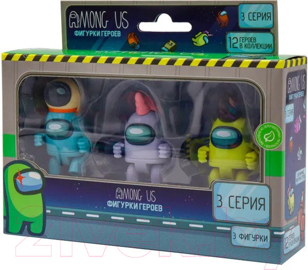 Изображение товара Набор фигурок коллекционных Among Us Желтый герой / AU6303B