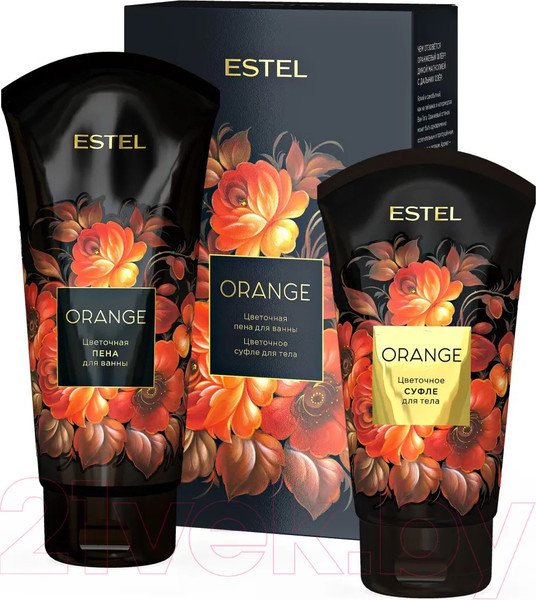 Изображение товара Набор косметики для тела Estel Orange Пена для ванны 200мл+Суфле для тела 150мл