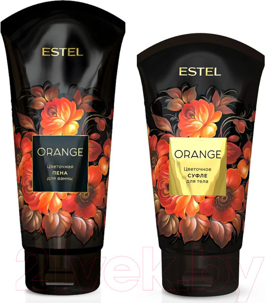 Изображение товара Набор косметики для тела Estel Orange Пена для ванны 200мл+Суфле для тела 150мл