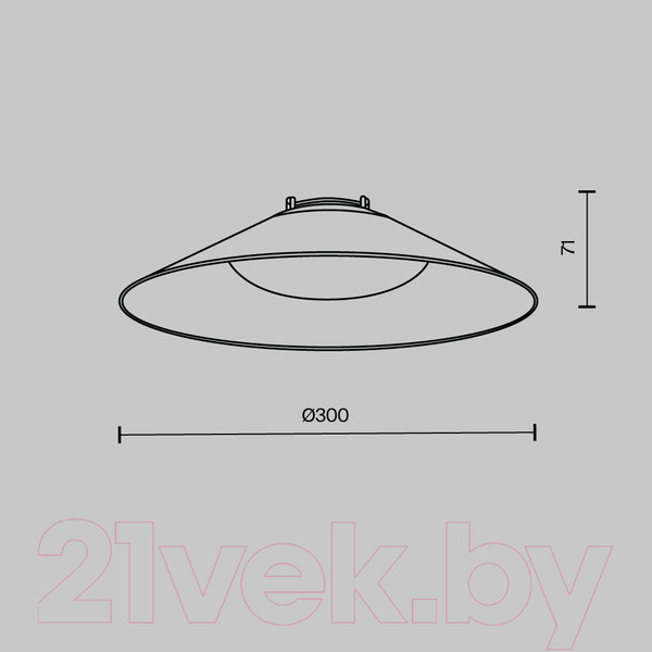 Изображение товара Потолочный светильник Maytoni Campana TR127B-12W4K-B