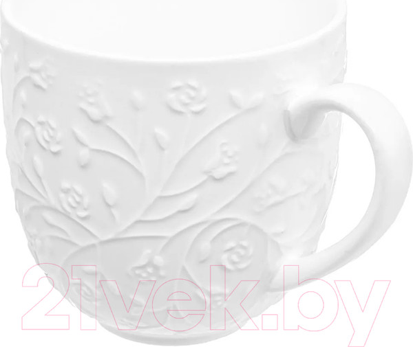 Изображение товара Чашка Elan Gallery Веточки-цветочки / 630057 