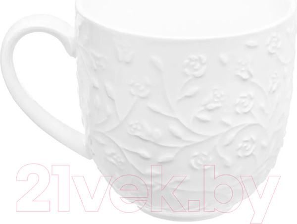 Изображение товара Чашка Elan Gallery Веточки-цветочки / 630057 