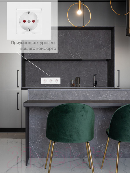 Изображение товара Розетка Ovivo 600-000301-243 (белый)