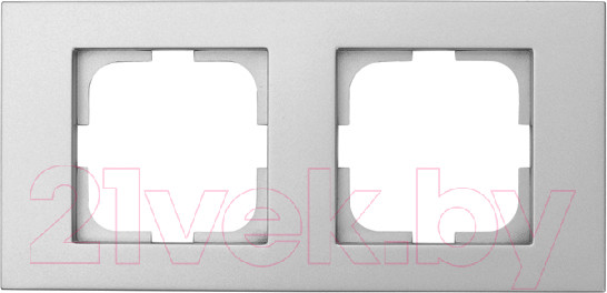 Изображение товара Рамка для выключателей и розеток Ovivo Grano 400-100000-226 (серебристый)