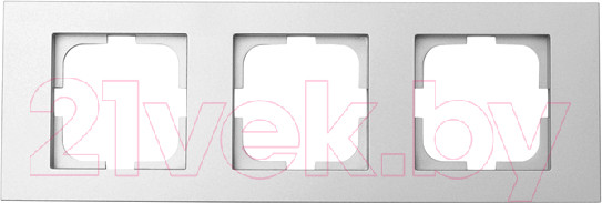 Изображение товара Рамка для выключателей и розеток Ovivo Grano 400-100000-227 (серебристый)