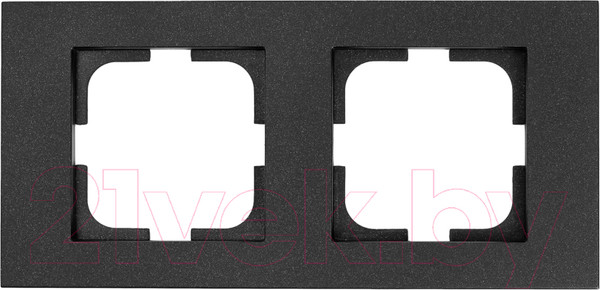 Изображение товара Рамка для выключателей и розеток Ovivo Grano 400-170000-226 (черный)