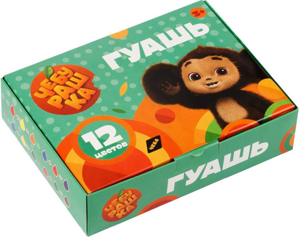 Изображение товара Гуашь Мульти-пульти Чебурашка / ГКЧБ_53008 (12цв)