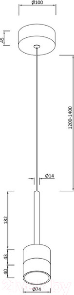 Изображение товара Потолочный светильник Moderli Self / V10852-PL