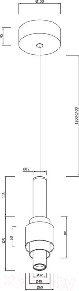 Изображение товара Потолочный светильник Moderli Elsa / V10859-PL