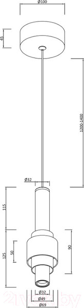 Изображение товара Потолочный светильник Moderli Elsa / V10860-PL