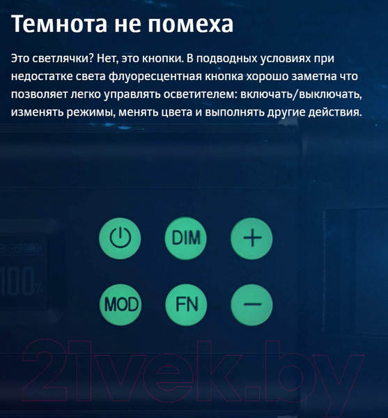 Изображение товара Осветитель студийный Godox Dive Light WT60D для подводной съемки / 30439