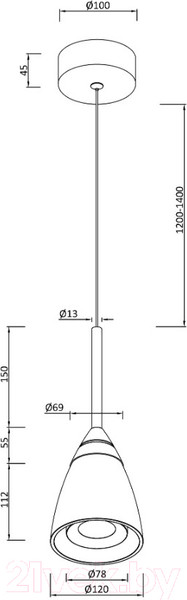 Изображение товара Потолочный светильник Moderli Leina / V10871-PL