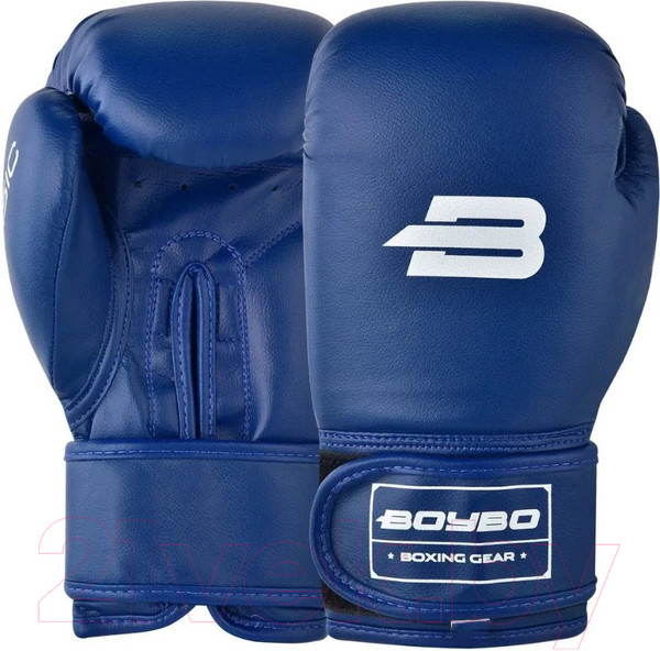 Изображение товара Боксерские перчатки BoyBo Basic BBG100 (8oz, синий)