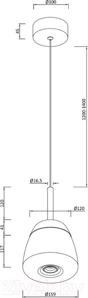 Изображение товара Потолочный светильник Moderli Eir / V10872-PL