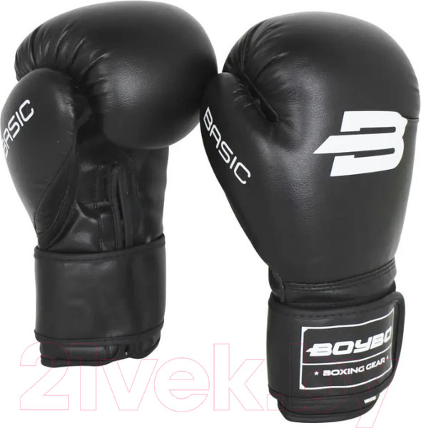 Изображение товара Боксерские перчатки BoyBo Basic BBG100 (6oz, черный)