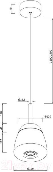 Изображение товара Потолочный светильник Moderli Eir / V10873-PL