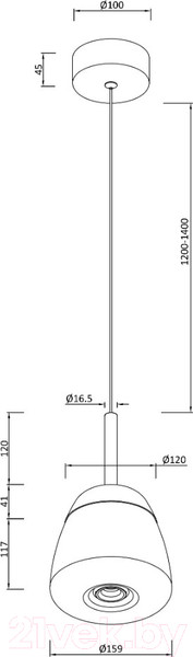 Изображение товара Потолочный светильник Moderli Eir / V10874-PL