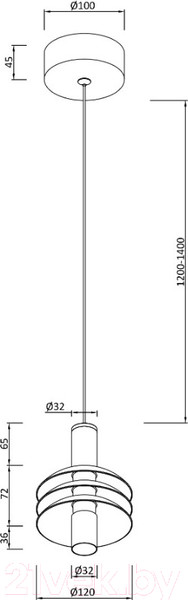 Изображение товара Потолочный светильник Moderli Sylv / V10877-PL