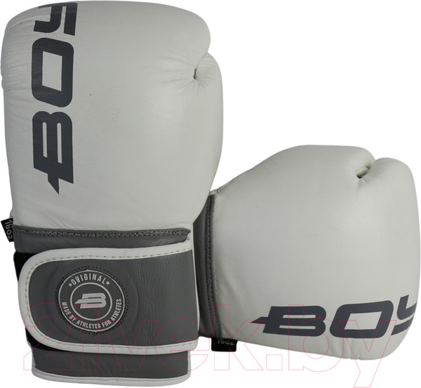 Изображение товара Боксерские перчатки BoyBo Ice BBG800 (12oz, белый/серый)