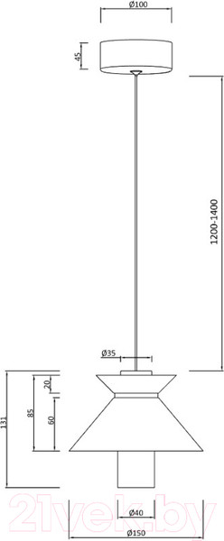 Изображение товара Потолочный светильник Moderli Ori / V10887-PL