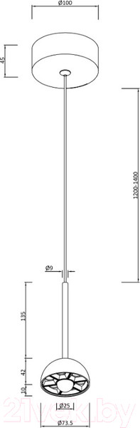 Изображение товара Потолочный светильник Moderli Fiona / V10892-PL