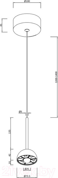 Изображение товара Потолочный светильник Moderli Fiona / V10894-PL