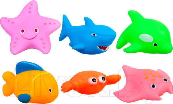 Изображение товара Набор игрушек для ванной Крошка Я Океан / 10095799