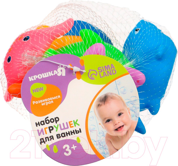 Изображение товара Набор игрушек для ванной Крошка Я Океан / 10095799