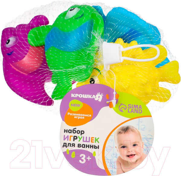 Изображение товара Набор игрушек для ванной Крошка Я Морские рыбки №2 / 10095798