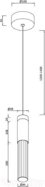 Изображение товара Потолочный светильник Moderli Ran / V10895-PL