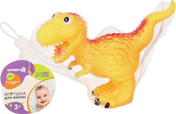 Изображение товара Игрушка для ванной Крошка Я Динозавр: Тираннозавр с пищалкой / 10095578