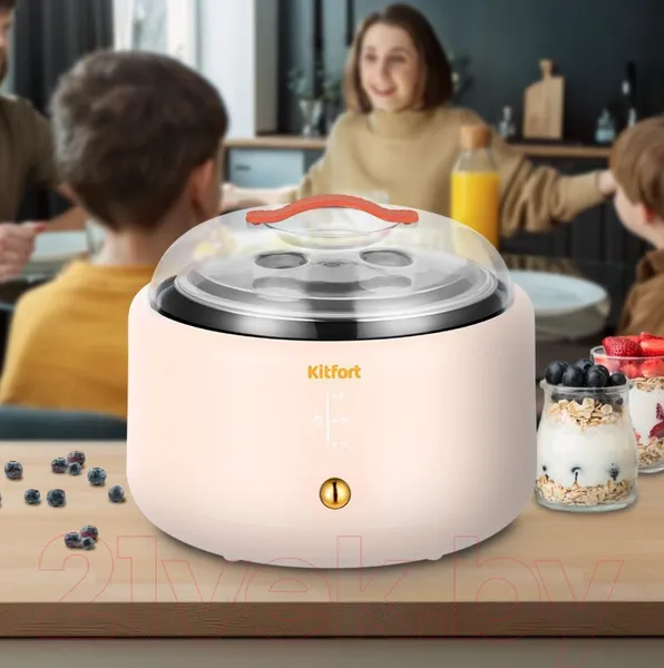 Изображение товара Йогуртница Kitfort КТ-6081-2 (розовый)