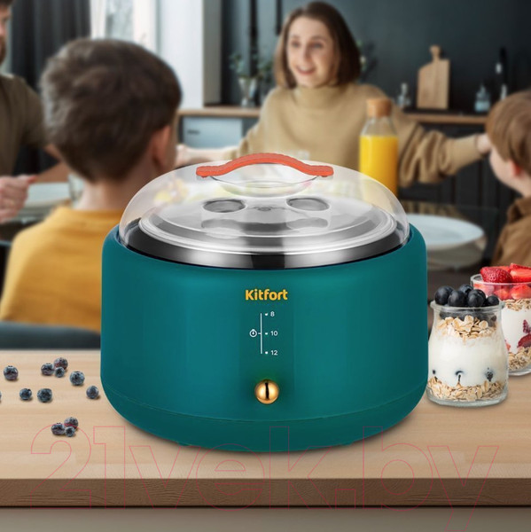 Изображение товара Йогуртница Kitfort КТ-6081-3 (зеленый)