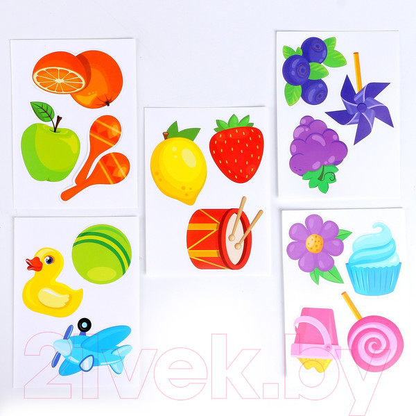 Изображение товара Развивающий игровой набор Веселые липучки Изучаем цвета / 9472499