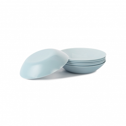 Изображение товара Тарелка столовая глубокая Luminarc Diwali Paradise Blue V5829 (голубой)