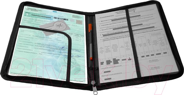 Изображение товара Папка для бумаг ElCrucce А4 35х24х3 с пластиковыми карманами