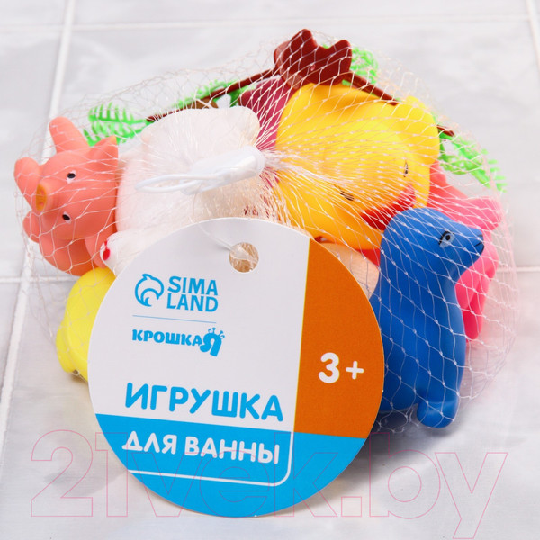 Изображение товара Набор игрушек для ванной Крошка Я На острове с пищалкой / 7038978