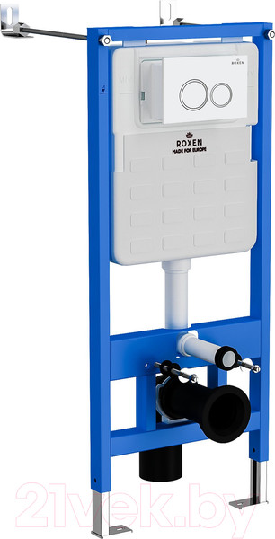 Изображение товара Унитаз подвесной с инсталляцией Roxen StounFix Slim 505547