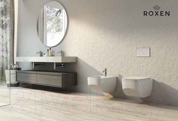 Изображение товара Унитаз подвесной с инсталляцией Roxen StounFix Dual Fresh 518414