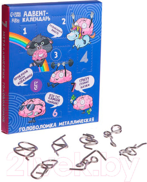 Изображение товара Адвент-календарь Puzzle Раскачай логику / 7004378