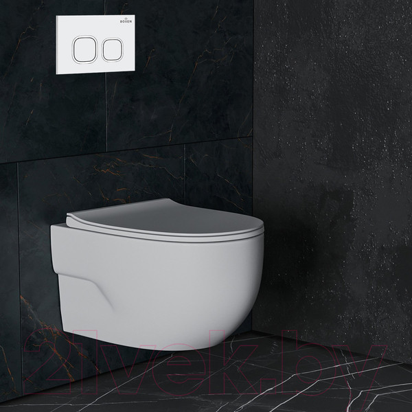 Изображение товара Унитаз подвесной с инсталляцией Roxen StounFix Slim 538465