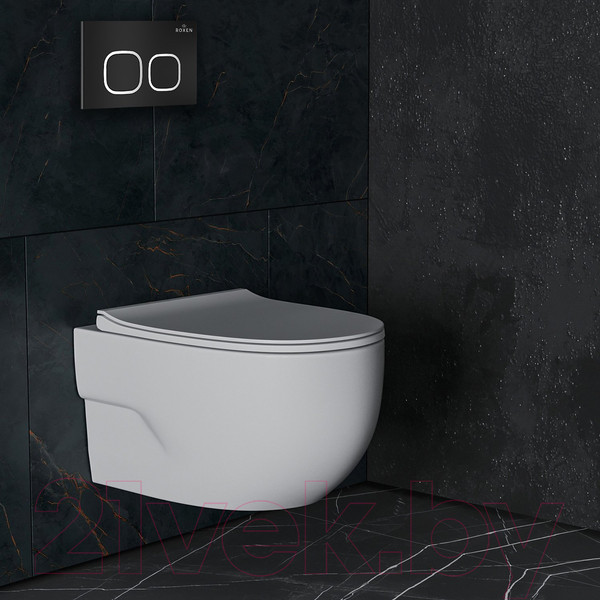 Изображение товара Унитаз подвесной с инсталляцией Roxen StounFix Slim 545591