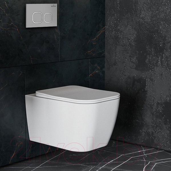 Изображение товара Унитаз подвесной с инсталляцией Roxen StounFix Slim 568244