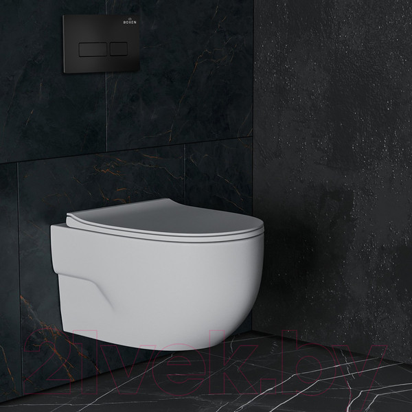 Изображение товара Унитаз подвесной с инсталляцией Roxen StounFix Slim 580109